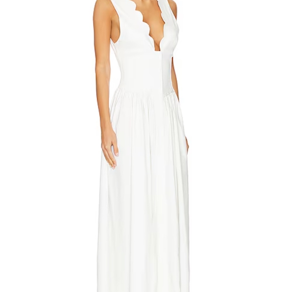 We Wore What Button Front Scallop Dress - Size 0